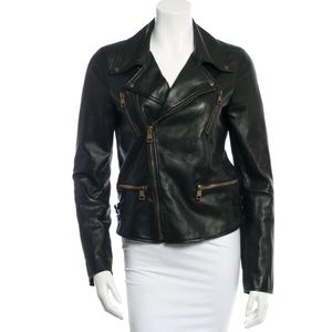 GUCCI LEATHER MOTO JACKET